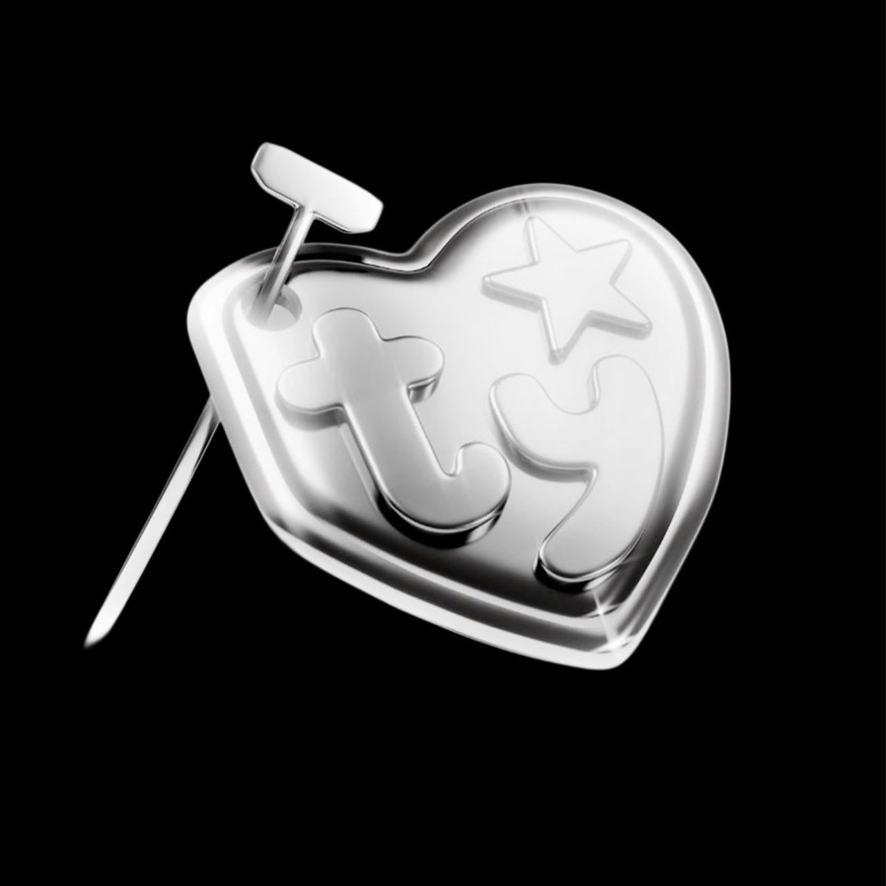 .925 BEANIE BEAR "TY" EARRING