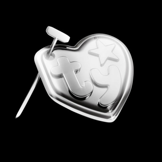 .925 BEANIE BEAR "TY" EARRING